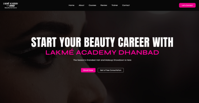 Lakme Academy Dhanbad Website